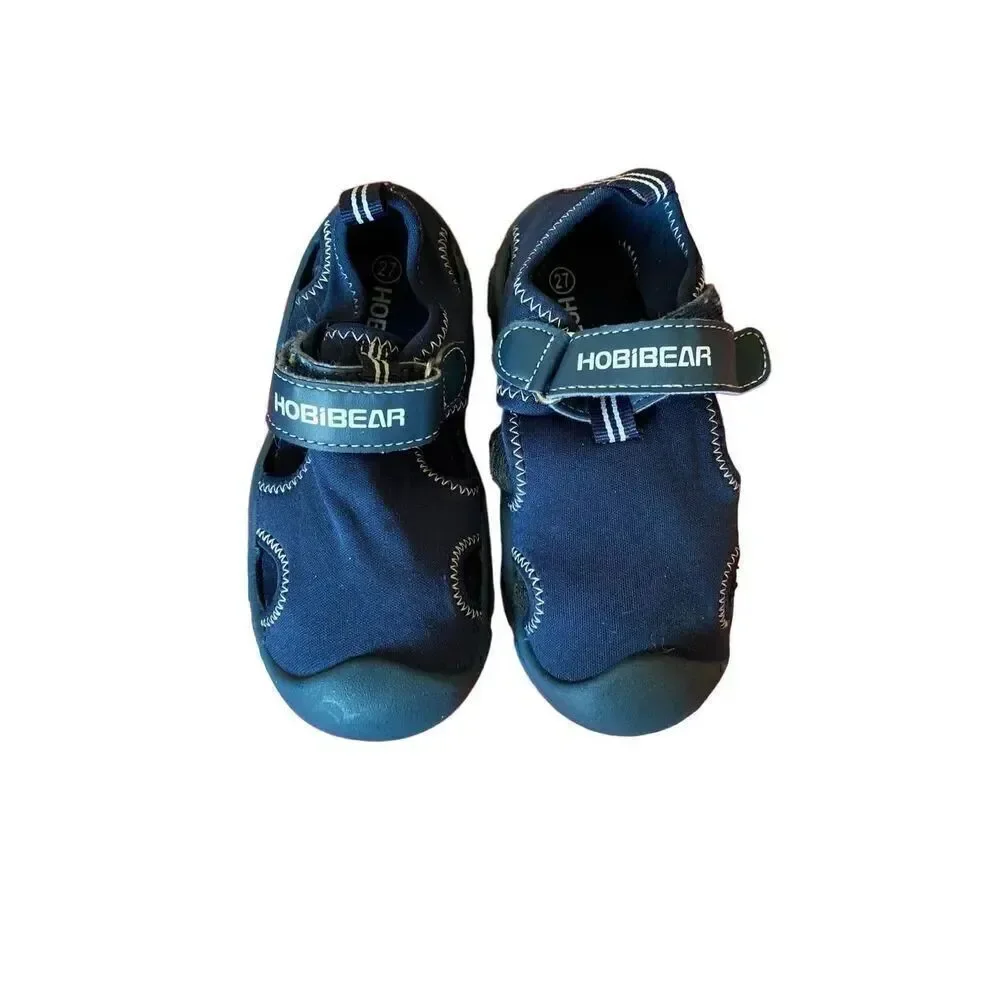 Hobibear kids unisex navy blue water, shoes, clothes, toed sandals, 27/10.5.